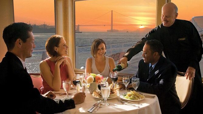 cenar en crucero
