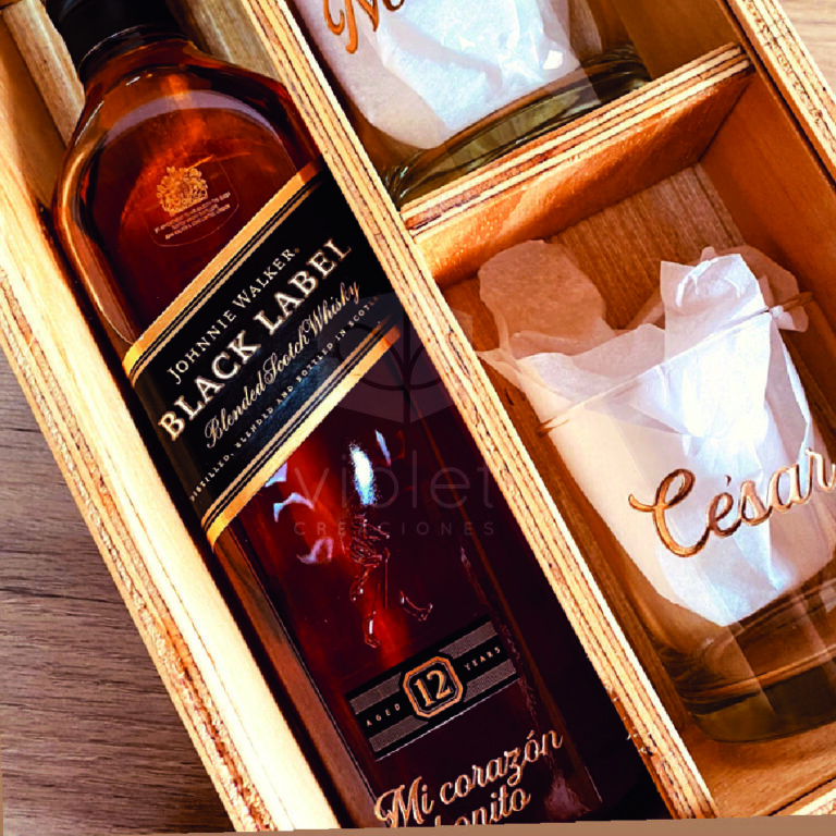 Whisky Club Connoisseur Set & Vassoio Da Portata In Noce/Sughero LSA | Mohd - Foto 10