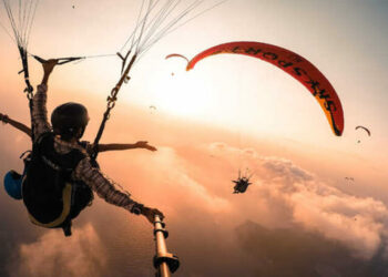 parapente en pareja