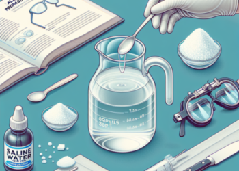 ¿Cómo se prepara el agua con sal para los ojos?