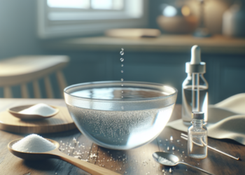 ¿Cómo se prepara el agua con sal para los ojos?