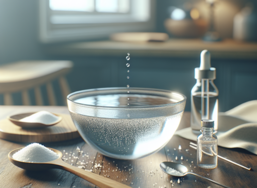 ¿Cómo se prepara el agua con sal para los ojos?