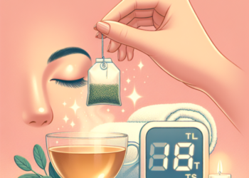 ¿Cuánto tiempo se deja el té de manzanilla en el ojo?
