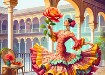 ¿Qué flor lleva las sevillanas?