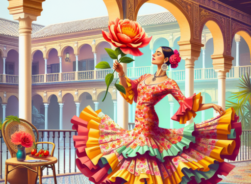 ¿Qué flor lleva las sevillanas?