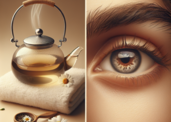 ¿Qué pasa si me lavo los ojos con té de manzanilla?