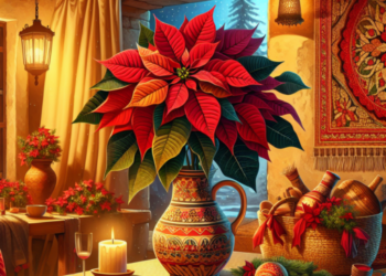 ¿Cómo se llama la flor de Navidad en España?