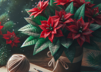 ¿Cómo se llama la flor roja popular de la Navidad?