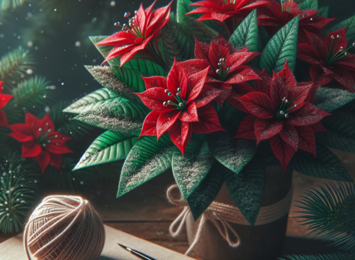 ¿Cómo se llama la flor roja popular de la Navidad?