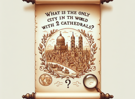 ¿Cuál es la única ciudad del mundo con dos catedrales?
