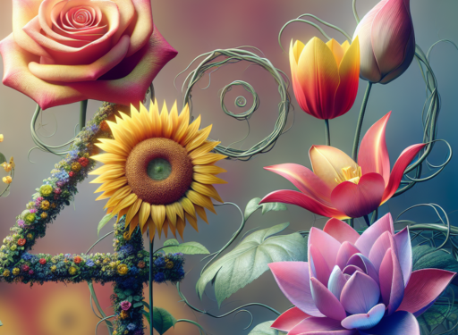 ¿Qué significan 4 flores?
